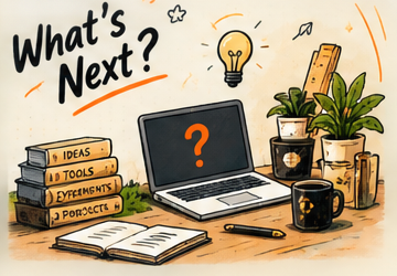 Illustration of the What's Next product desk